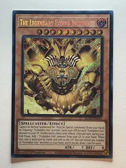 The Legendary Exodia Incarnate Secret Rare BLTR-051 1st Edition Gem Mint 💎 - Image 2