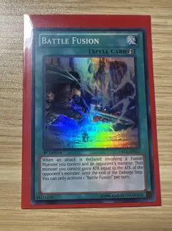 Battle Fusion - DRLG-EN017 - Yugioh Super Rare 1st Edition - NM - Image 1