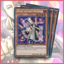 YuGiOh Kycoo the Ghost Destroyer SBC1-ENG06 x3 Secret Rare 1st Edition - Image 1