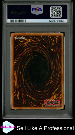 BLUE-EYES WHITE DRGN. GERMAN YU-GI-OH! STARTER DECK: KAIBA 2002 G001 PSA 5 - Image 2