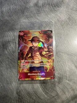 Monkey D. Luffy ST10-006 One Piece TCG Treasure Booster Promo *SEALED - Image 1