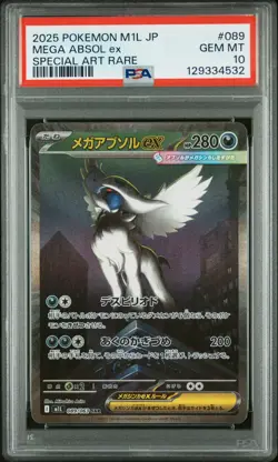 PSA 10 Mega Absol EX 089/063 Special Art Rare Pokemon Japanese Card - Image 1