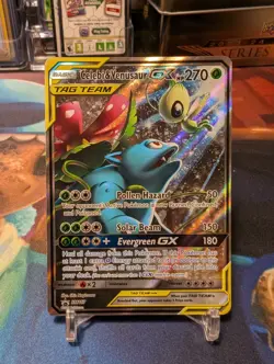 Celebi & Venusaur GX SM167 Sm Pokemon Card Holo - Image 1