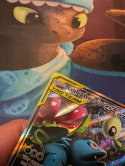 Celebi & Venusaur GX SM167 Sm Pokemon Card Holo - Image 3
