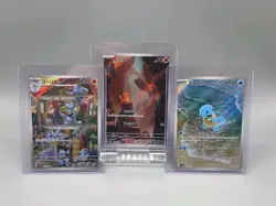 Japanese Pokemon Squirtle Charmander Machoke Holo Card 151 Illustration Rare Lot - Image 1