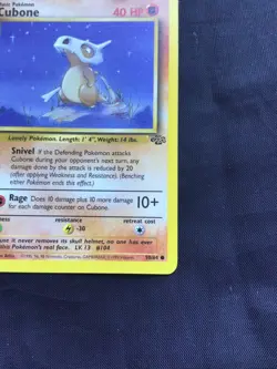 Pokemon Cards: Jungle 1st Edition Common: Cubone 50/64 - Image 4