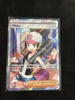Pokemon Card SV11 Hilda Secret Rare Black Flare White Flare 164/086 - NM/M - Image 1