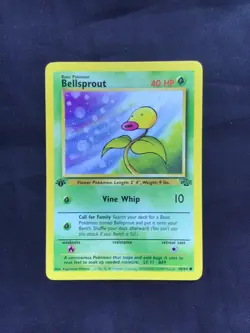 Pokemon Cards: Jungle 1st Edition Common: Bellsprout 49/64 - Image 1