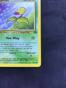 Pokemon Cards: Jungle 1st Edition Common: Bellsprout 49/64 - Image 4