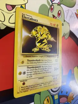 2000 Pokemon TCG Electabuzz 24/130 Base Set 2 Non Holo Rare Card Vintage WOTC NM - Image 2