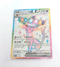 Mint! Pokemon ESPEON EX SVP 175 - Prismatic Evolutions -ULTRA RARE PROMO Card A - Image 1