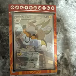 Pokemon TCG Raichu Holo 211/193 Illustration Card Paldea Evolved Near Mint - Image 2