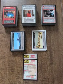 Lot Of 200 assorted Star wars CCG Cards. - Image 1