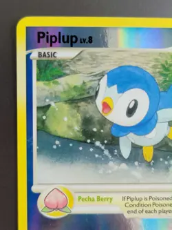 Piplup 72/100 Reverse Holo Pokemon Common Majestic Dawn Card LP - Image 2