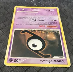 POKEMON CARD UNOWN (z) LV.16 Secret Wonders 72/132 2007 - Image 4