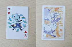 DEWOTT 2010 Japanese Pokemon Reshiram Black & White Deck Poker Playing Card - Image 1