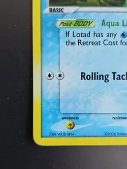 Lotad 55/100 "Reverse Holo" Stamped Ex Crystal Guardians Pokemon Card LP+ - Image 4