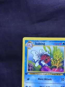 Pokemon Cards: Jungle 1st Edition Uncommon: Seaking 46/64 - Image 2