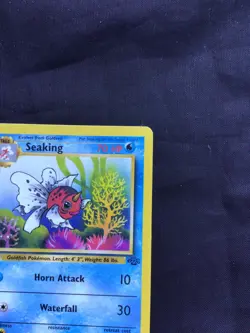 Pokemon Cards: Jungle 1st Edition Uncommon: Seaking 46/64 - Image 3