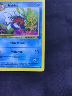 Pokemon Cards: Jungle 1st Edition Uncommon: Seaking 46/64 - Image 4