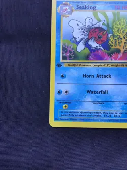 Pokemon Cards: Jungle 1st Edition Uncommon: Seaking 46/64 - Image 5