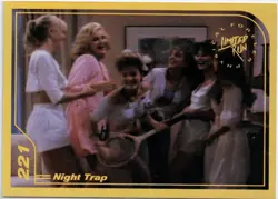 Night Trap Limited Run Games Gold Trading Card #221 New No Creases or Tears Mint - Image 1