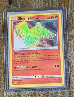 Shining Ho-Oh SM70 Shiny Holo Promo Pokemon Card - Image 2