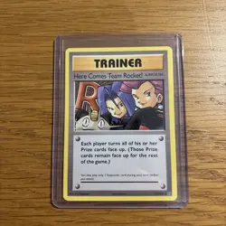 Here Comes Team Rocket! 113/108 Evolutions Secret Rare Non Holo Pokemon Card - Image 1