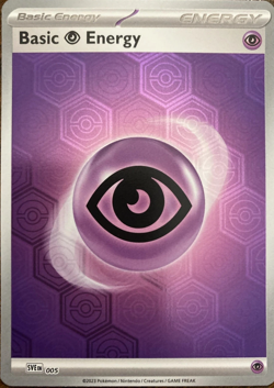 Reverse Holo Psychic Energy Shrouded Fable SVE EN 005 English Pokemon Card - Image 1