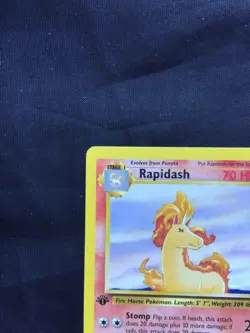 Pokemon Cards: Jungle 1st Edition Uncommon: Rapidash 44/64 - Image 2