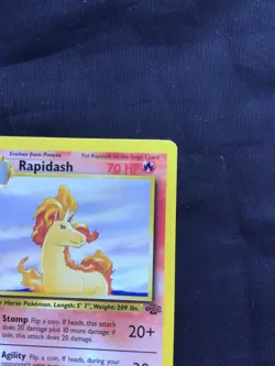 Pokemon Cards: Jungle 1st Edition Uncommon: Rapidash 44/64 - Image 3