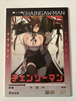 REZE SP SP-08 The Second Bomb Chainsaw Man Anime CCG Card - Image 1