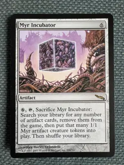 MTG Myr Incubator NM ! - Mirrodin MYR TOKENS ! - Image 1