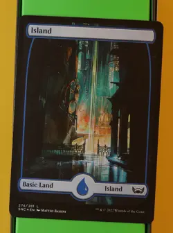Island (Extended Art Foil) 274/281 - SNC - Magic MTG - Image 1
