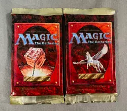 Magic The Gathering 4th Edition Booster Packs x2 Factory Sealed - English - Image 1