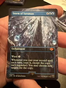Storm of Saruman (Borderless) Lord of the Rings Regular 413 NM - Image 1