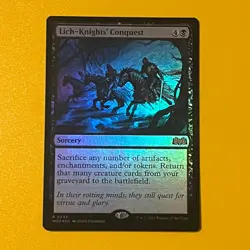 Lich-Knights’ Conquest | Foil | R | 96 | Wilds Of Eldraine | Magic The Gathering - Image 1