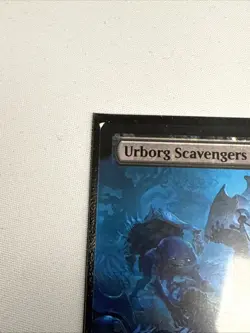 MTG Misprint Error Miscut Urborg Scavengers Extra Material Black Creature Spirit - Image 3