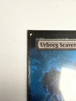 MTG Misprint Error Miscut Urborg Scavengers Extra Material Black Creature Spirit - Image 4