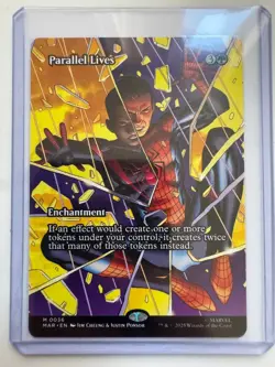 Parallel Lives Mythic #0036 Borderless Non-Foil MTG NM ENG Spider-Man - Image 1