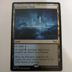 MTG Rare Gloomlake Verge Magic the Gathering Duskmourn: House of Horror Regular - Image 1