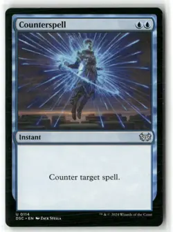 Magic MTG Instant Counterspell Common Regular Commander Duskmourn - Image 1