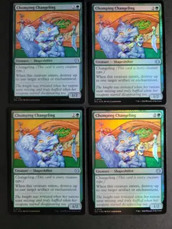 Chomping Changeling (X4 Foil) Uncommon MTG Lorwyn Eclipsed - Image 1
