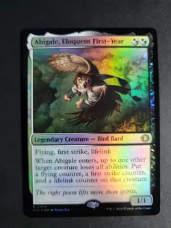 Abigale, Eloquent First-Year (Foil) Rare MTG Lorwyn Eclipsed - Image 1