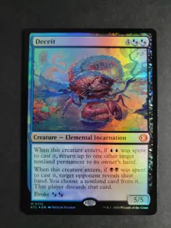 Deceit (Foil) Mythic MTG Lorwyn Eclipsed - Image 1