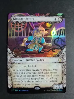 Kinscaer Sentry (Showcase Foil) Rare MTG Lorwyn Eclipsed - Image 1