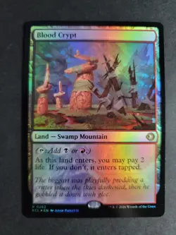 Blood Crypt (Foil) Rare MTG Lorwyn Eclipsed - Image 1