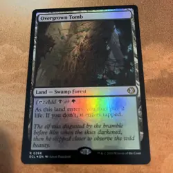 Overgrown Tomb #0266 Lorwyn Eclipsed FOIL MTG NM - Image 1