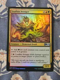 Leafkin Avenger FOIL (220) Core Set 2021 Magic the Gathering MTG - Image 3