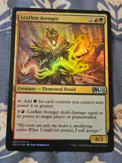 Leafkin Avenger FOIL (220) Core Set 2021 Magic the Gathering MTG - Image 4